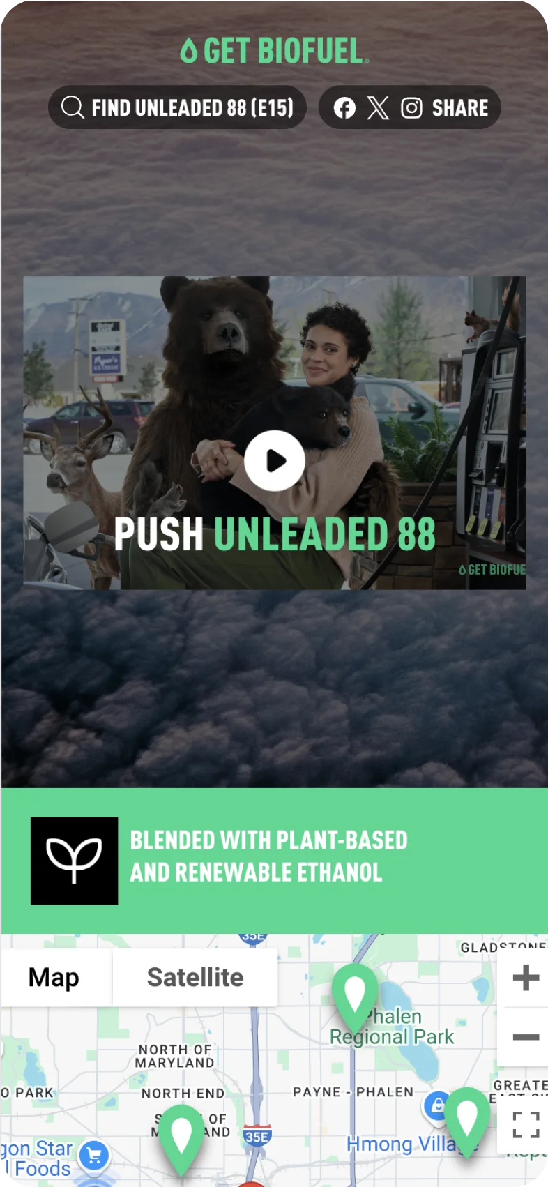 Get Biofuel on mobile: the campaign film, header actions and the first benefit